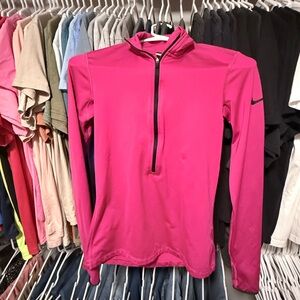 Nike Pro Dri-FIT Fuchsia Quarter-Zip Top